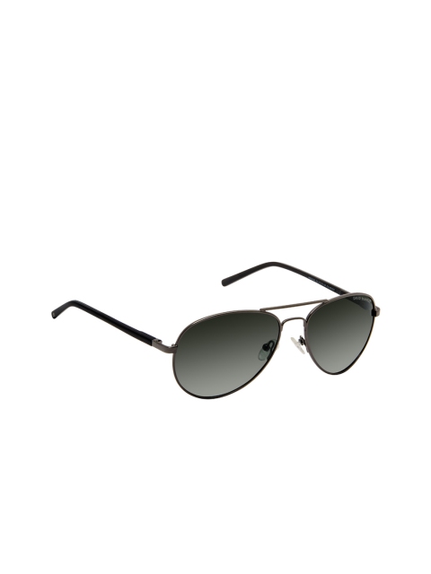 David Blake Unisex Aviator Polarised and UV Protected Sunglasses SGDB1979, Green