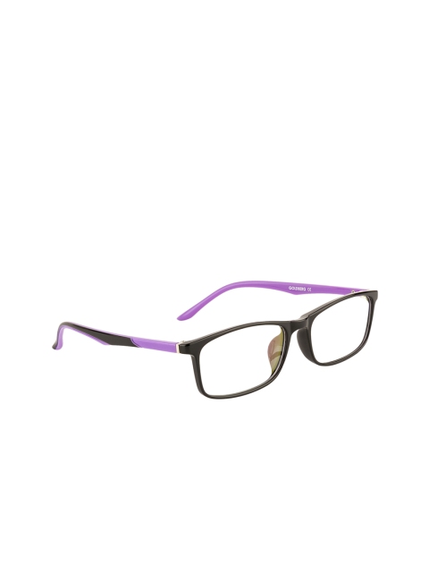 

Gold Berg Unisex Black Solid Full Rim Rectangle Frames GB-185