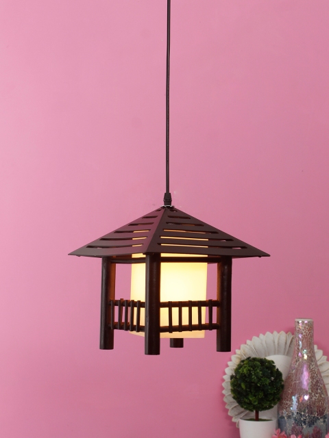 

Aesthetic Home Solutions Brown Solid Pendant Ceiling Lamp