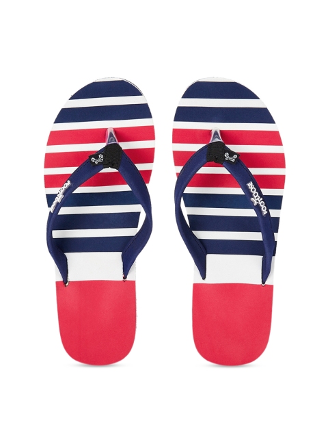 

Skybags Women Red & Navy Blue Solid Slip-On