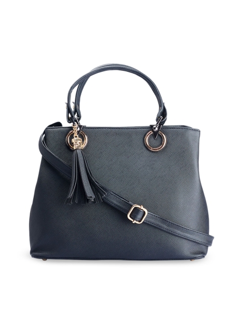 

LEGAL BRIBE Navy Blue Solid Handheld Bag