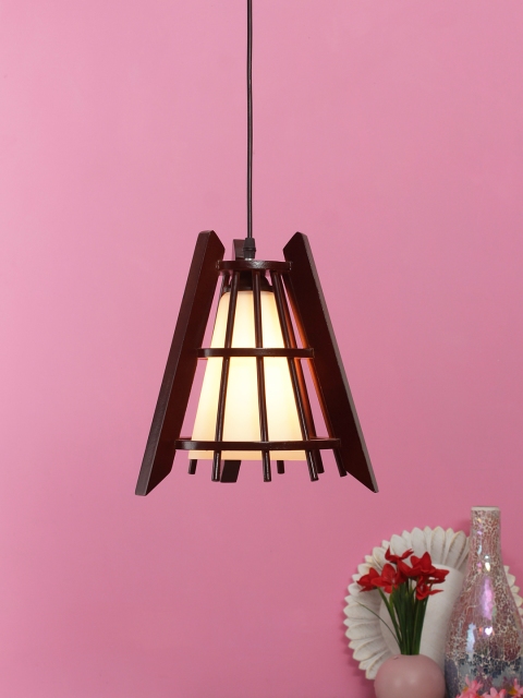 

Aesthetic Home Solutions Brown Solid Pendant Ceiling Lamp