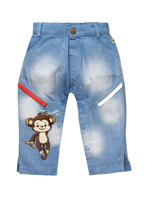 

Pranava Infant Blue Regular Fit Mid-Rise Clean Look Jeans