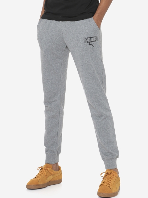 

Puma Men Grey Knittted Graphic Pants