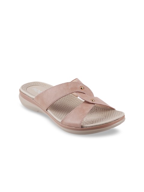 

Mochi Women Pink Solid Comfort Heels