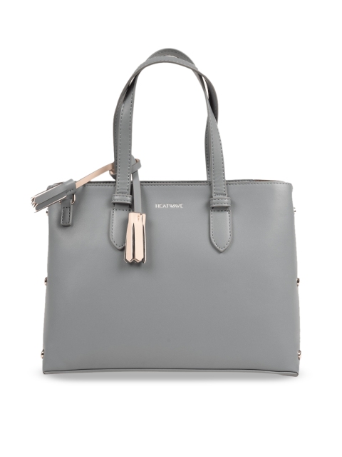 

HEATWAVE Grey Solid Handheld Bag