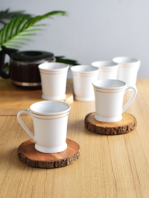 

Archies White 6-Pieces Solid Bone China Cups Set