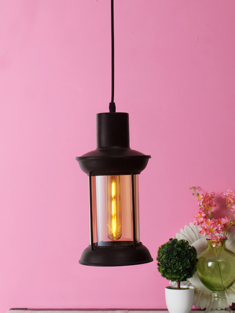 

Aesthetic Home Solutions Black Solid Pendant Ceiling Lamp