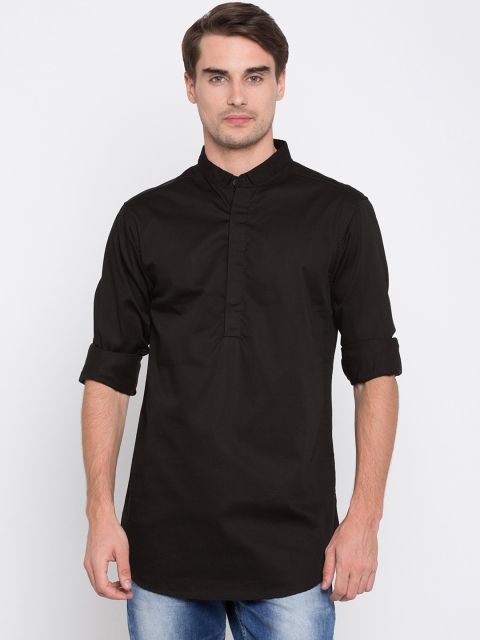 

SPYKAR Men Black Slim Fit Solid Casual Shirt