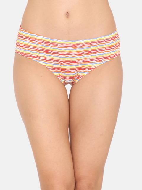 

Zivame Women White & Red Printed Bikini Briefs ZI2467FASHHASTP