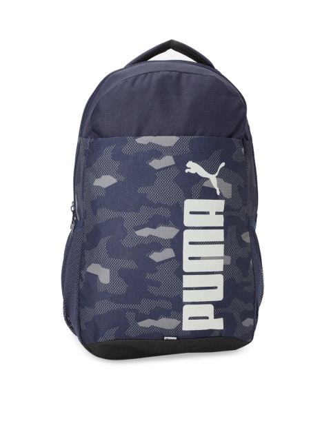 Unisex Blue Graphic Backpack