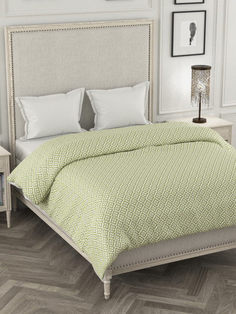 

Portico New York Green Geometric AC Room 120 GSM Double Bed Comforter