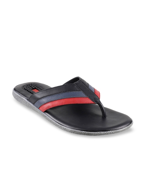 

Mochi Men Black Leather Comfort Sandals