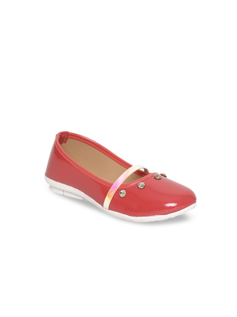 

Chipbeys Girls Red Solid Ballerinas