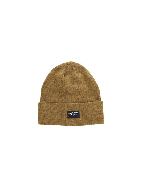 

Puma Unisex Khaki Brown Solid Archive heather Beanie