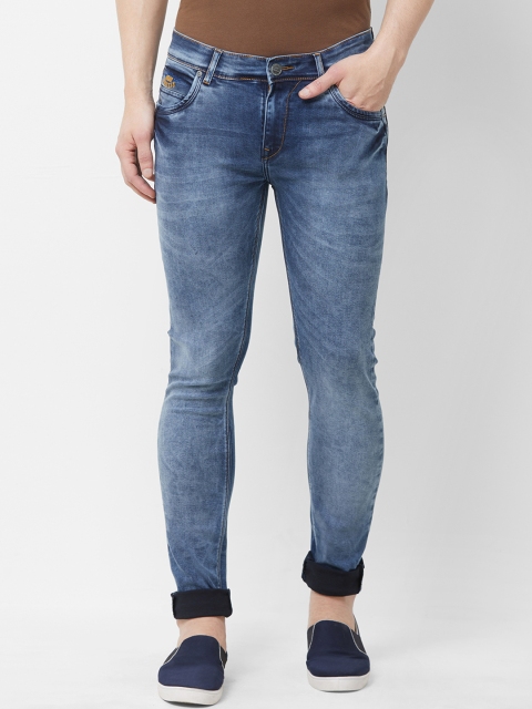 

Road Rockers Men Blue Regular Fit Mid-Rise Clean Look Stretchable Jeans