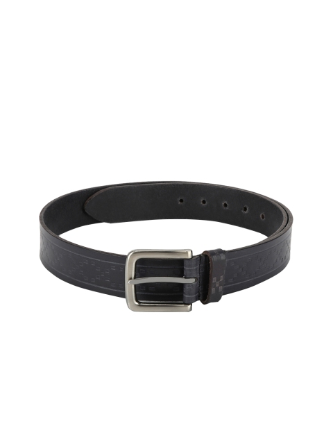 

Calligraphy Men Black Solid Leather Belt