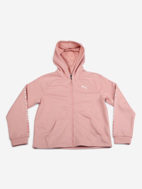 

Puma Girls Pink Solid Alpha Sporty Jacket