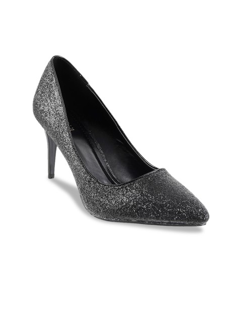 

Mochi Women Black Embellished Pumps
