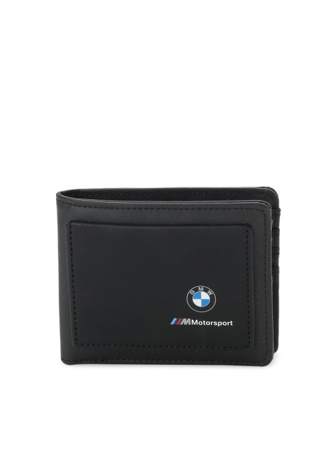 

Puma Unisex Black Solid Two Fold Wallet