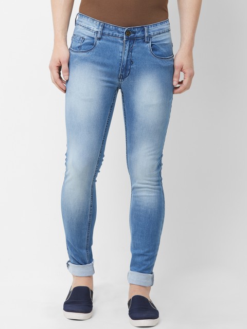 

Road Rockers Men Blue Regular Fit Mid-Rise Clean Look Stretchable Jeans