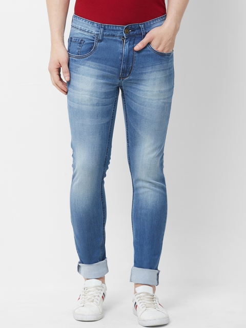 

Road Rockers Men Blue Regular Fit Mid-Rise Clean Look Stretchable Jeans