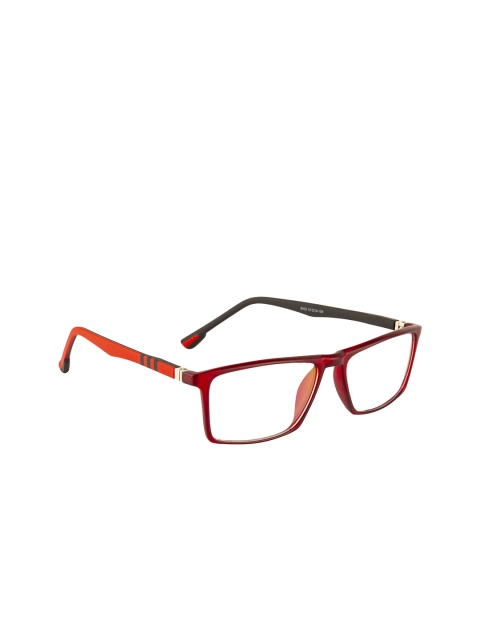 

Gold Berg Unisex Red Solid Full Rim Rectangle Frames