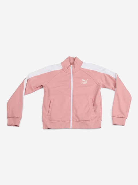 

Puma Girls Pink & White Colourblocked Sporty Jacket