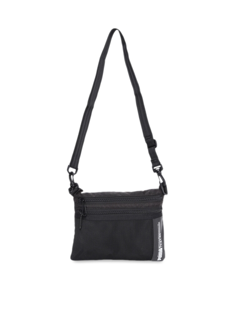 

Puma Black & White Solid Sling Bag