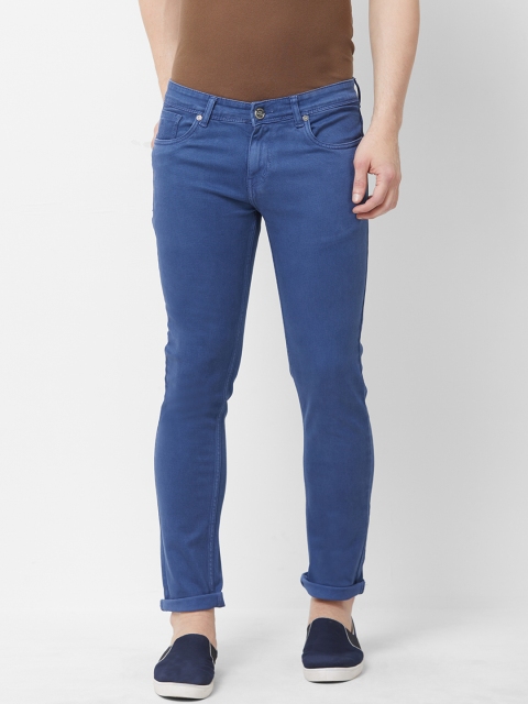 

Road Rockers Men Blue Regular Fit Mid-Rise Clean Look Stretchable Jeans