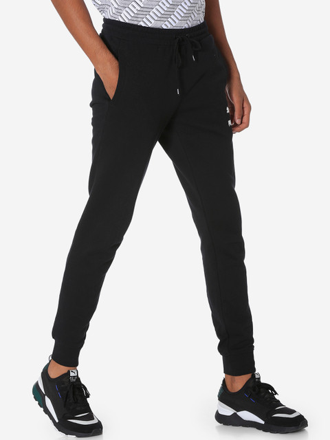 

Puma Men Black Classics Sweat Pants Cuff TR