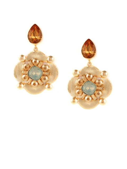 

ZeroKaata Gold-Plated & Blue Handcrafted Classic Studs