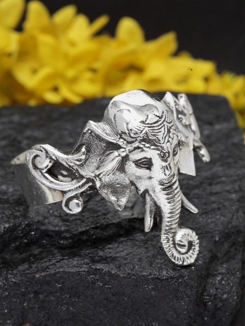 

Moedbuille Brass-Plated Silver-Toned Bracelet