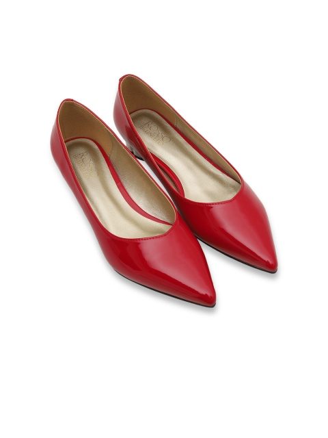 

ROSSO BRUNELLO Women Red Solid Pumps