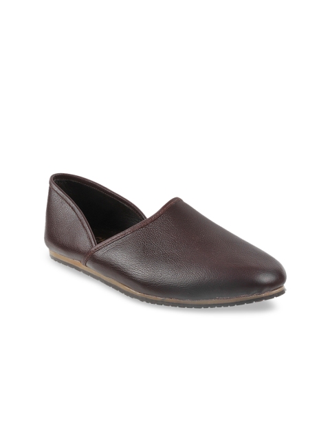 

Mochi Men Brown Leather Shoe-Style Sandals