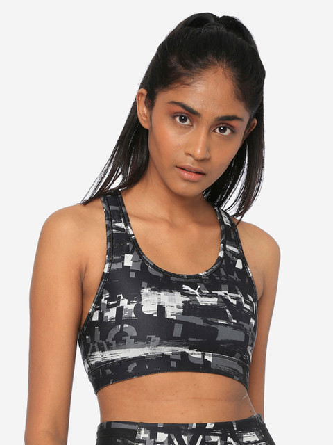 

Puma Black 4Keeps Graphic Sports Bra