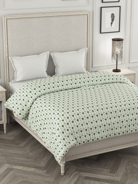 

Portico New York Green & Black Geometric AC Room 120 GSM Double Bed Comforter