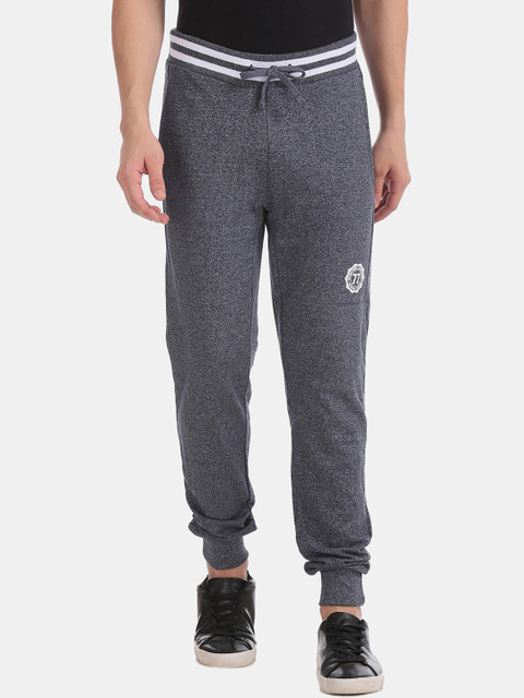 

Colt Men Grey Solid Straight-Fit Joggers