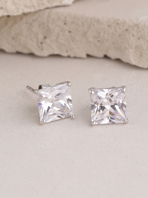 

ADORN by Nikita Ladiwala 92.5 % Sterling Silver Handcrafted Square Studs