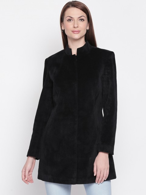 

Annabelle by Pantaloons Women Black Solid Tailored Jacket