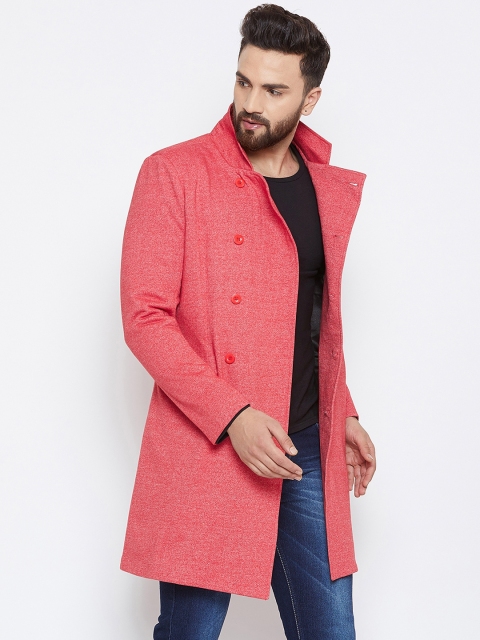 

CHILL WINSTON Men Red Solid Tailored Jacket
