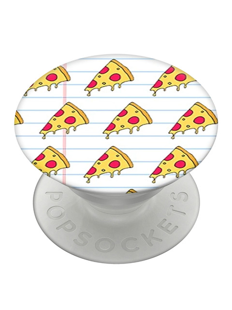 

PopSockets White & Yellow Printed Mobile Grip and Stand