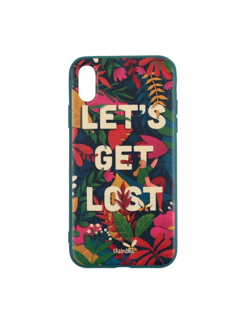 

Chumbak Blue & Orange Printed iPhone XR Mobile Case Cover