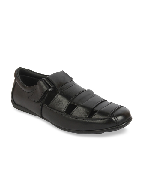 

Vardhra Men Black Shoe-Style Sandals