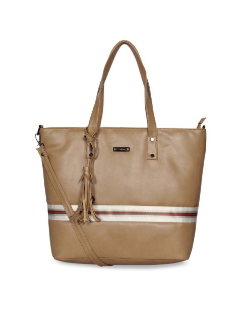 

ESBEDA Beige Striped Shoulder Bag