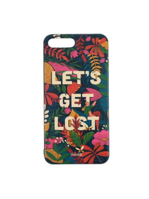 

Chumbak Blue & Orange Printed iPhone 8 Plus Mobile Case Cover