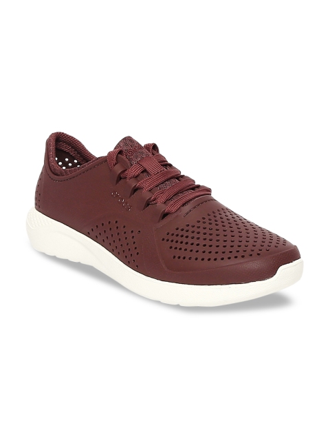 

Crocs Women Burgundy LiteRide Sneakers
