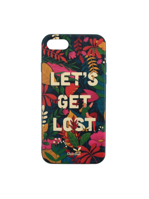 

Chumbak Blue & Orange Printed iPhone 7 and SE Mobile Case Cover