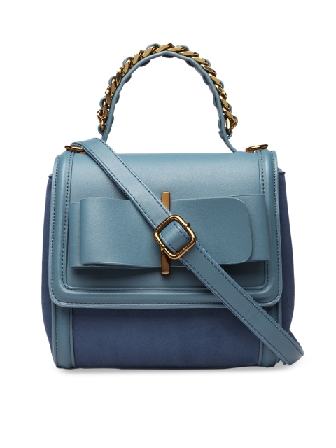 

Diana Korr Blue Solid Handheld Bag