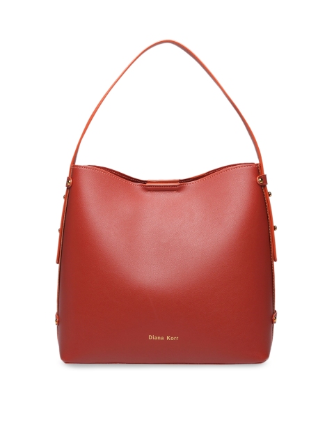 

Diana Korr Rust Red Solid Tote Bag
